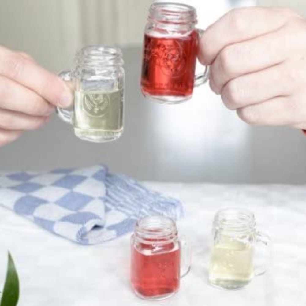 Mason Jar Shot Bar Party Entertaining Drinking Glasses